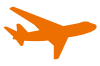 Avión naranja