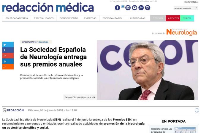 Premios SEN 2018