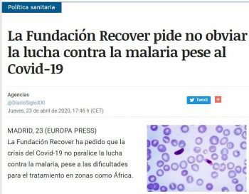 Día Mundial del Paludismo – diversos medios